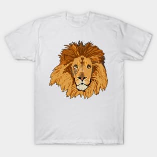 Lion Pattern T-Shirt